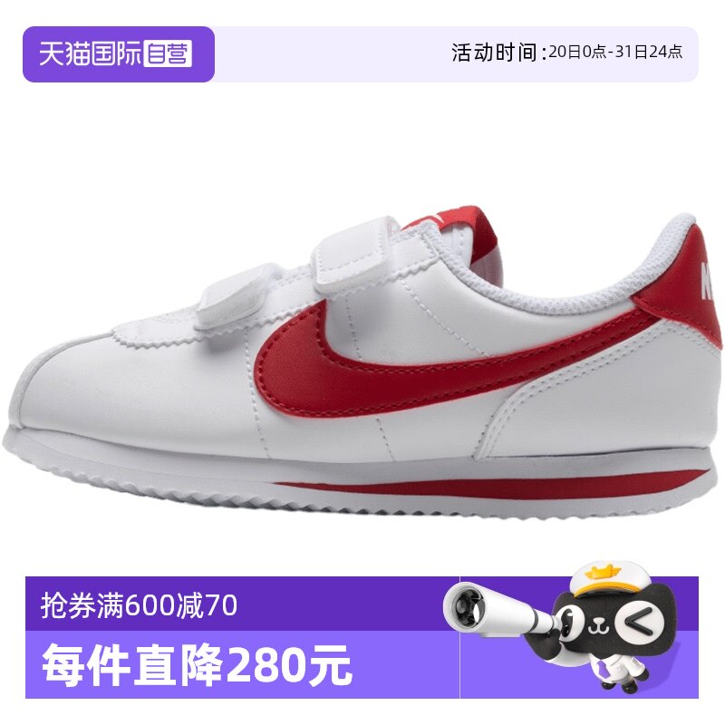 904767-101 28 ����Ӫ��Nike�Ϳ�СͯЬ�¿�CORTEZ�˶�Ьħ�������ʱ������Ь