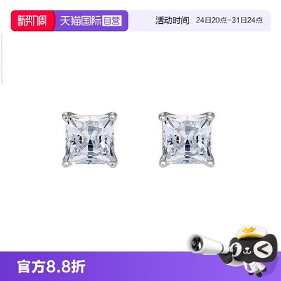 高级感耳钉施华洛世奇简约女