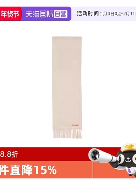 【自营】Acne Studios字母标志装饰男女同款绒线围巾CA0218