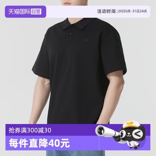 自营 Balance New 运动休闲翻领上衣polo衫 NB男装 纯色简约短袖