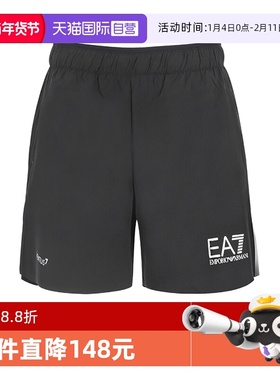 【自营】EA7 阿玛尼 男士宽松直筒运动短裤 8NPS07 PN6TZ休闲