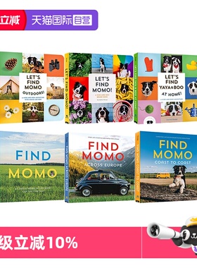 【自营】预售 英文原版  Let'S Find Momo 让我们找到莫莫 狗狗摄影书 儿童互动游戏学习书 幼儿科普百科绘本 早教 Andrew Knapp