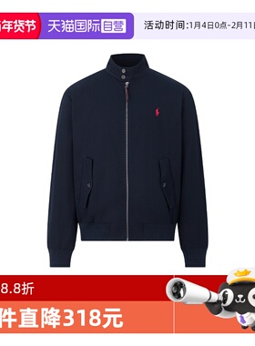 【自营】Ralph Lauren/拉夫劳伦  男士斜纹布半高领外套休闲夹克