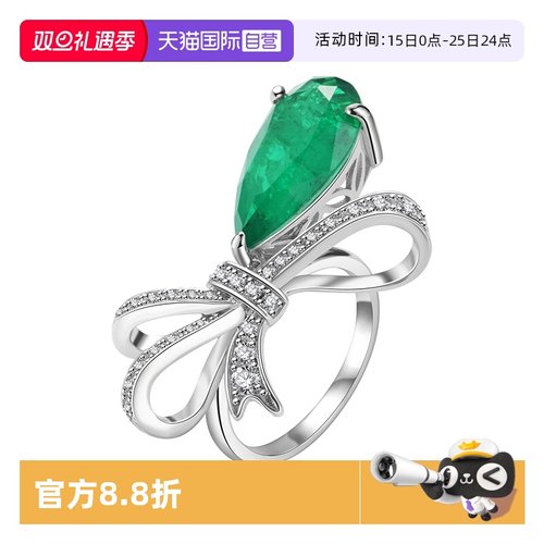 LEQIYUAN女925银欧美轻奢戒指