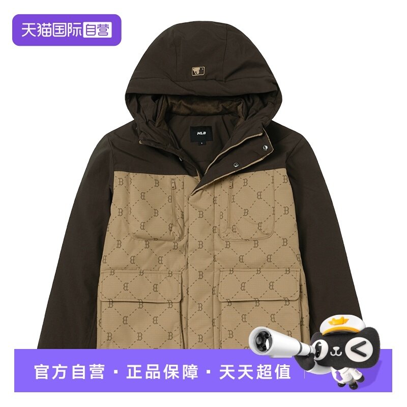 MLB新款羽绒服男女简约运动服