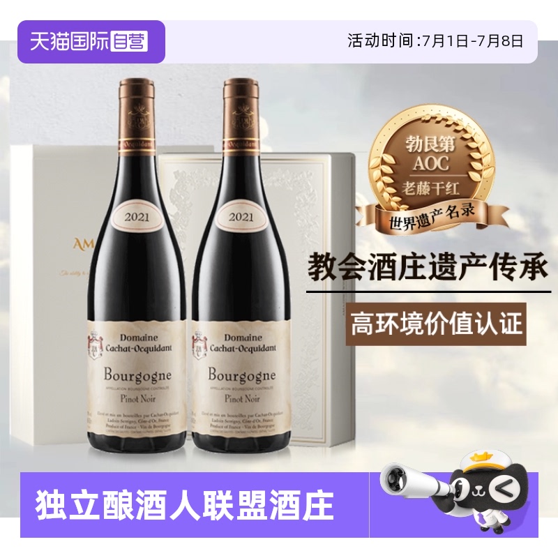 勃艮第金丘黑皮诺干红葡萄酒AOC