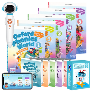 【自营】新版正版点读Oxford Phonics World 12345级小凡博士app牛津自然拼读世界opw点读版oxfordphonicsworld幼少儿英语自然拼读