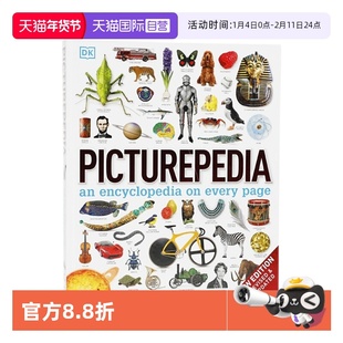 【自营】英文原版 DK儿童图片百科 Picturepedia: An Encyclopedia on Every Page DK少儿百科 图解视觉科普 DK百科 2020