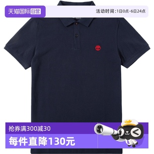 自营 Timberland添柏岚T恤男户外日常通勤商务透气休闲POLO衫
