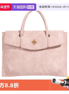 【自营】JANE KLAIN大容量华为联想小新air14英寸通勤pu电脑包粉