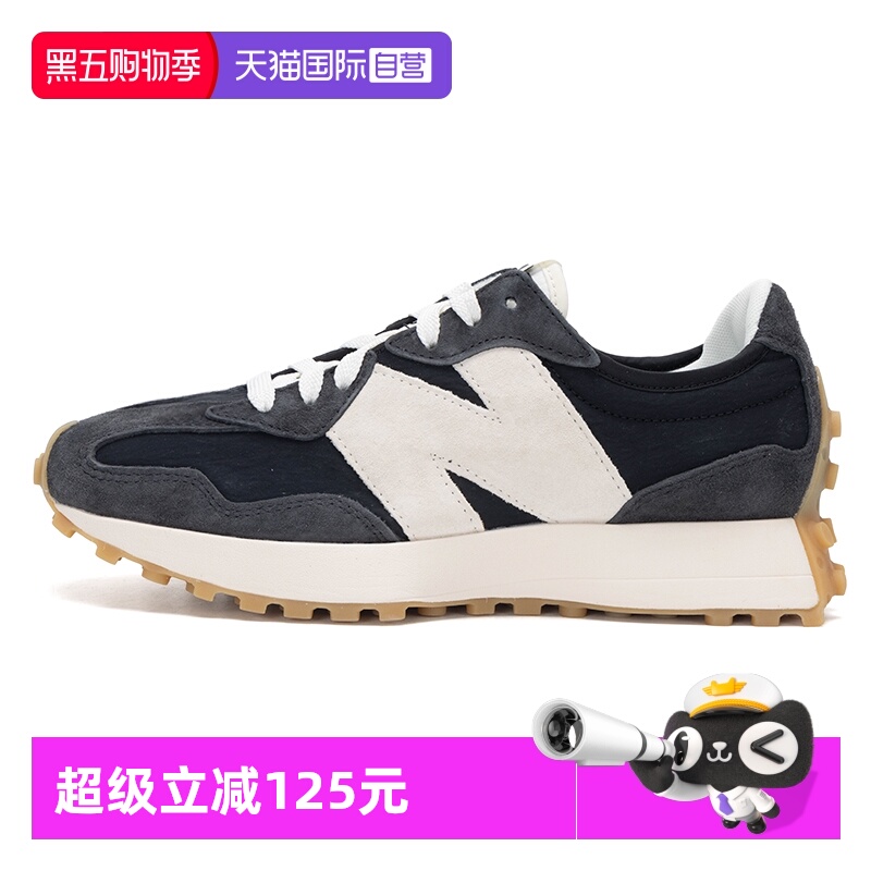 【自营】New Balance NB男女鞋327系列休闲鞋显高厚底鞋潮流V头鞋