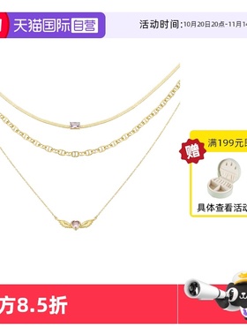 VITARING小众个性爱心翅膀项链女