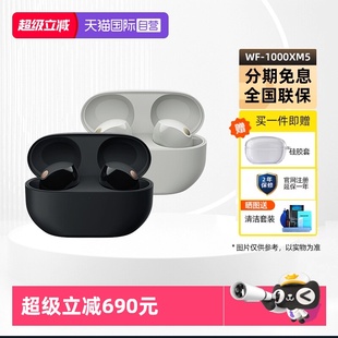 索尼 Sony 1000XM5入耳式 降噪豆 真无线蓝牙降噪耳机 自营