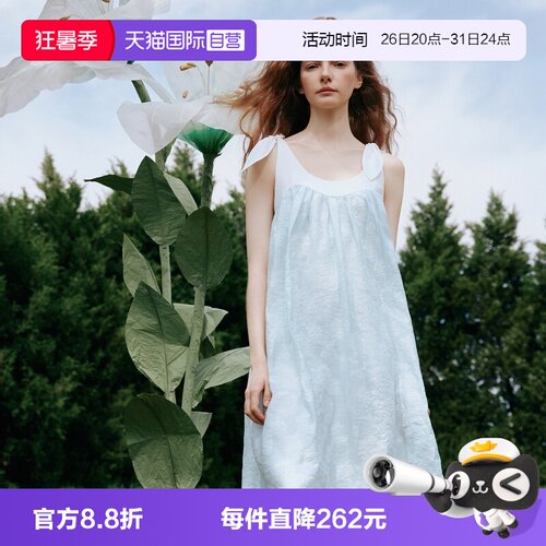 ELLE法式洋气印花连衣裙