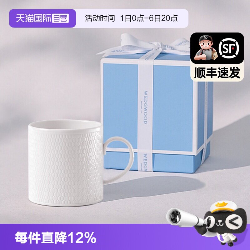 WEDGWOOD威基伍德几何系列马克杯
