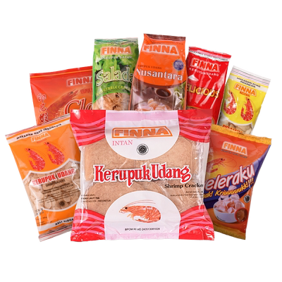 印尼进口FINNA菲那虾片膨化零食