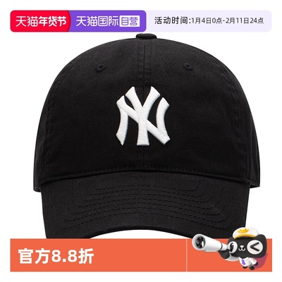 【自营】MLB男帽女帽秋季新款鸭舌帽休闲运动帽3ACP6601N50BKS