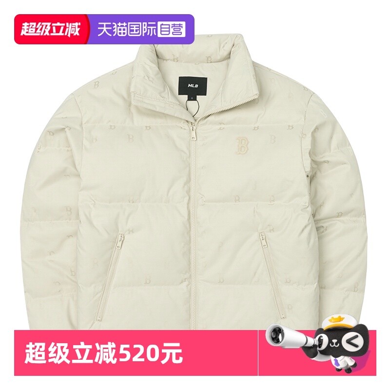 【自营】MLB羽绒服新款男女装老花运动服户外休闲服保暖防风外套