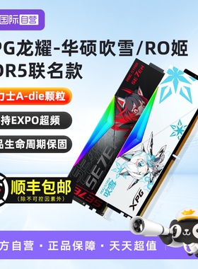 【自营】威刚华硕吹雪联名DDR5 5600/6000/6400 32G电脑内存条