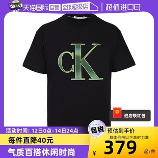 Klein Calvin 保税仓 短袖 自营 凯文克莱舒适百搭T恤CK男士