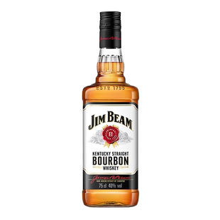 【自营】金宾JimBeam波本威士忌700ml白占边波旁嗨棒三得利洋酒