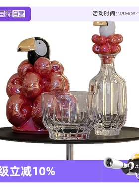 【自营】Lladro/雅致高档威士忌洋酒杯透明冰桶酒杯奢华水杯礼盒