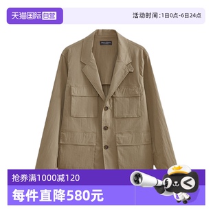 外套男 立领工装 自营 Marc 夹克四袋衬衫 商场同款 Polo 式
