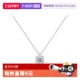 daisy 自营 beautyS925纯银方钻项链锁骨链小众轻奢银饰礼物
