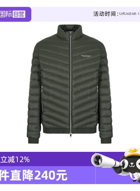 【自营】Armani Exchange 男士轻薄款鸭绒羽绒服8NZB52 ZNW3Z