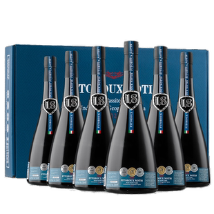 【自营】意大利老藤风干18度进口红酒干红葡萄酒整箱礼盒装餐酒