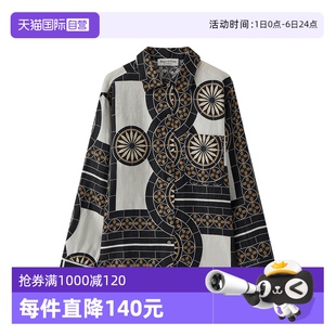 新款 Polo2025夏季 衬衫 几何韵律系列印花亚麻长袖 自营 Marc