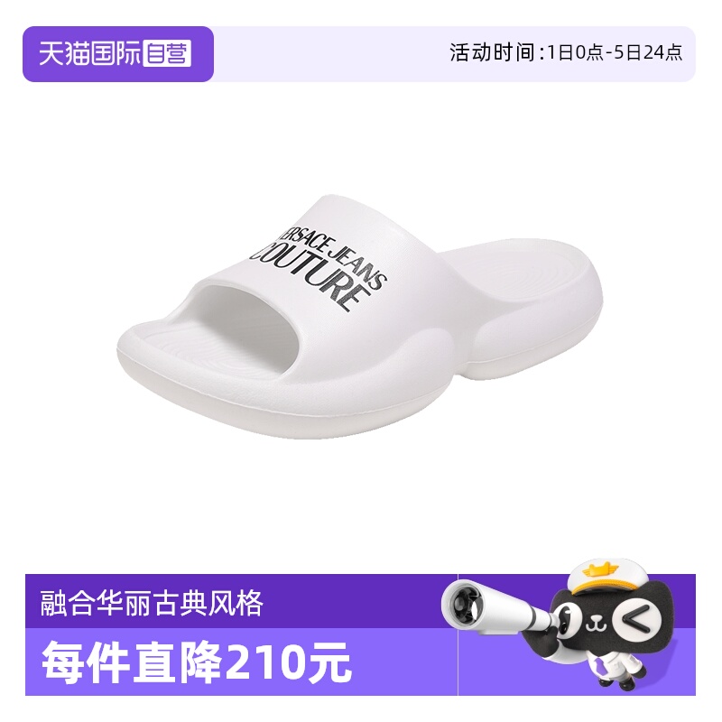 【自营】VJC范思哲 女士橡胶TAGO厚底外穿拖鞋凉拖74VA3S8A ZS632