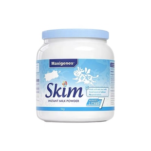 2罐 澳洲美可卓蓝妹子成人中老年高钙脱脂学生牛奶粉1kg 自营