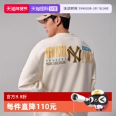 自营 New Era纽亦华秋冬款 MLB重磅复古卫衣情侣针织长袖 套头衫