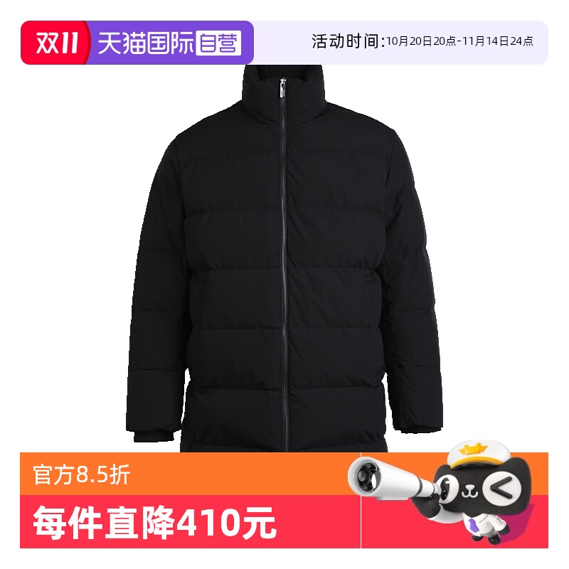 【自营】EMPORIO ARMANI/阿玛尼男士立领拉链白鸭绒羽绒服外套