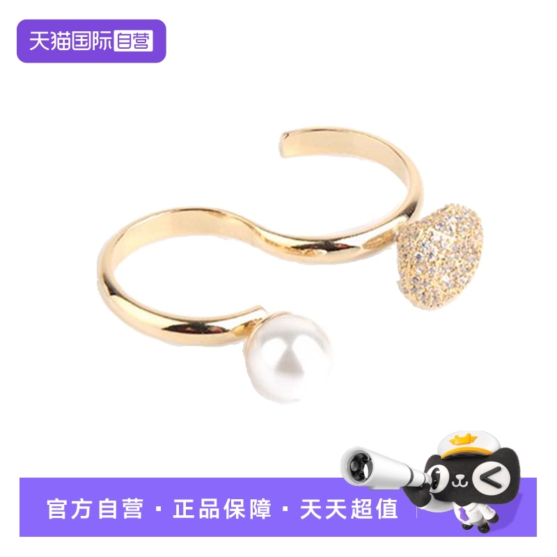 直营双指戒指环轻奢小众食指戒