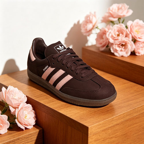【自营】adidas阿迪达斯三叶草T头鞋女子SAMBA OG德训板鞋 IH9166