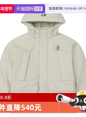 【自营】MLB羽绒服男女装情侣休闲服保暖外套时尚运动服3ADJB2556