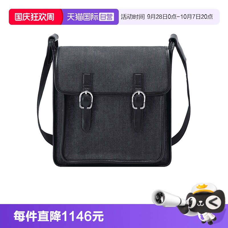 珑骧牛仔帆布包单肩斜挎包