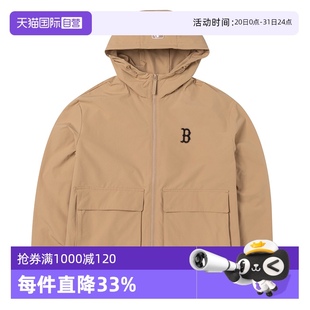 MLB男女新款 情侶運動服時尚 休閑服夾克連帽外套3AWJB0144 自營