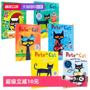 Cat Love 自营 the 好性格养成书 6岁 pete猫6册合售英文绘本 皮特猫英语绘本 Pete White 吴敏兰常青藤爸爸书单图3 Shoes