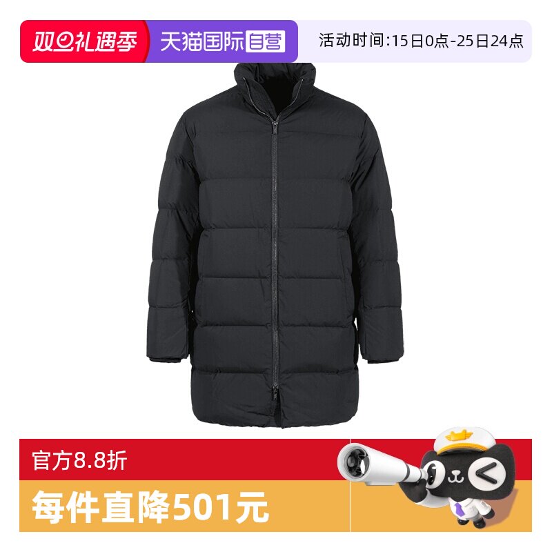 阿玛尼EA鸭绒羽绒服外套上衣