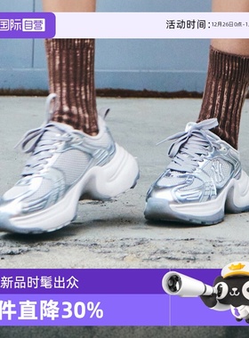 【自营】MLB女款网面老爹鞋厚底增高时尚韩系休闲鞋25春新款SHW04