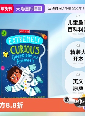 【自营】Extermely Curious Questions and Answers 极其好奇的问题与答案 好奇问与答 儿童趣味百科科普 精装大开本 英文原版