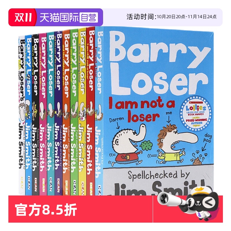 失败者巴里11册英文原版