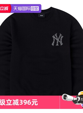 【自营】MLB圆领卫衣男女装情侣运动服休闲上衣套头衫3AMTM0946