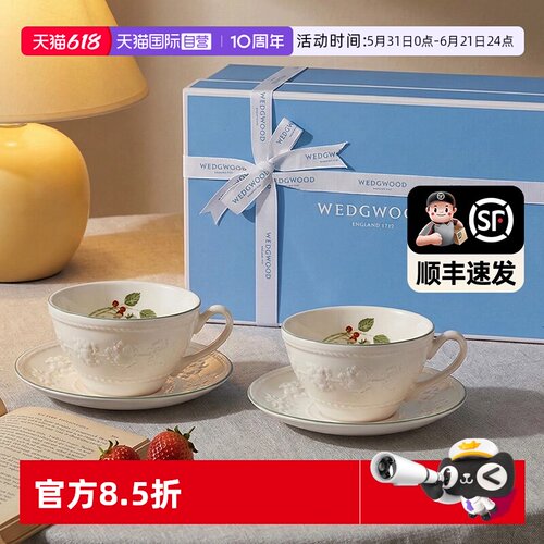 WEDGWOOD威基伍德咖啡碟套装