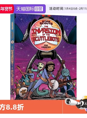 【自营】The Complete Adventures of Johnny Mutton 星际侦察兵：虫族机器人的入侵 儿童漫画绘本图画书小说  8-12岁