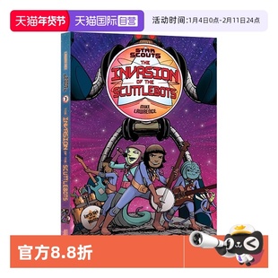 【自营】The Complete Adventures of Johnny Mutton 星际侦察兵:虫族机器人的入侵 儿童漫画绘本图画书小说 8-12岁