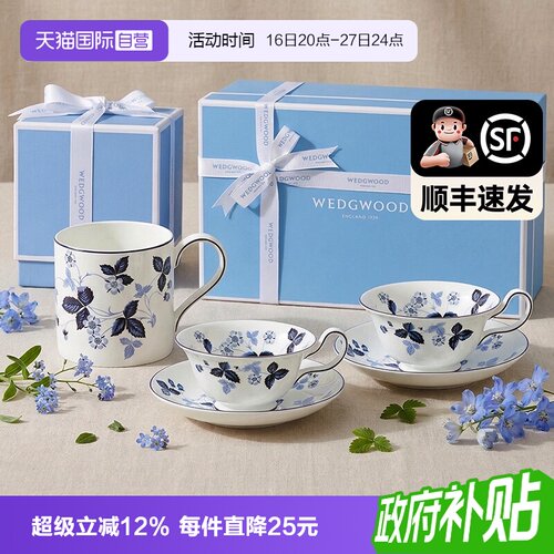 WEDGWOOD骨瓷办公室马克杯水杯